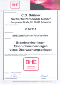 BHE / Zertifizierter Fachbetrieb